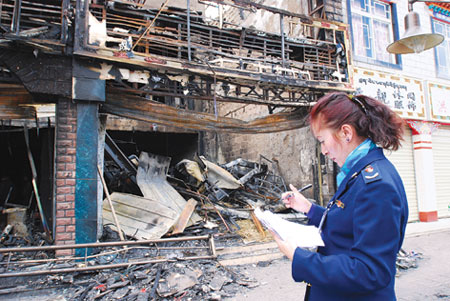 組圖：拉薩公安干警日夜堅守在執勤崗位