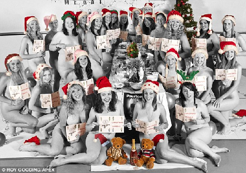 英軍嫂拍攝裸體掛歷籌善款