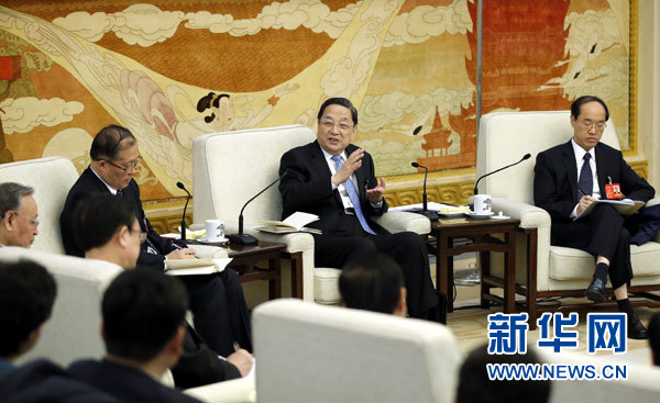 兩會授權(quán)發(fā)布:俞正聲參加湖北代表團(tuán)審議