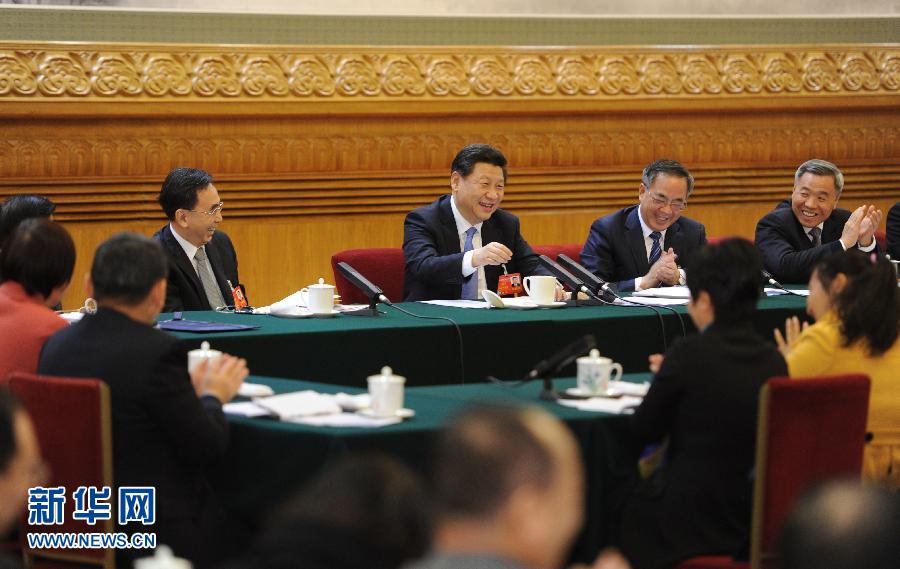 習近平參加廣東代表團審議