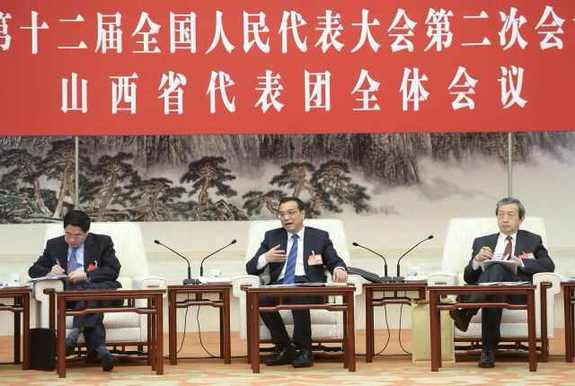 李克強現場吟誦晉祠對聯:讓人民共享改革成果