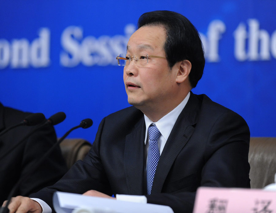 項(xiàng)俊波回答記者提問