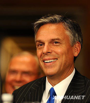 美國參議院批準亨茨曼出任美駐華大使