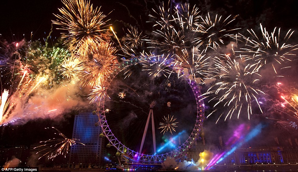 世界各地喜迎新年 煙花表演絢麗登場