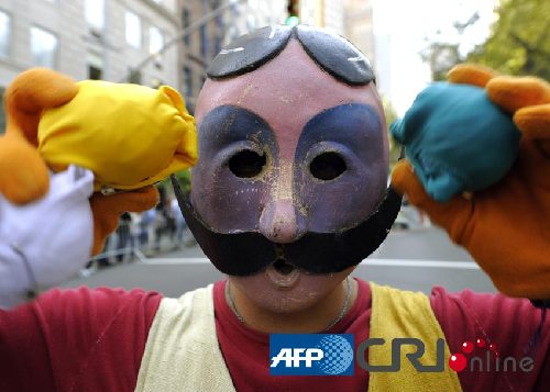 美國紐約舉行第66屆哥倫布日游行