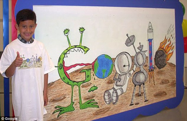 我的夢想在太空！美七歲男童成史上最小谷歌涂鴉作者