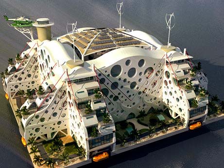 海上漂浮城市:烏托邦式未來人類居所或7年后問世