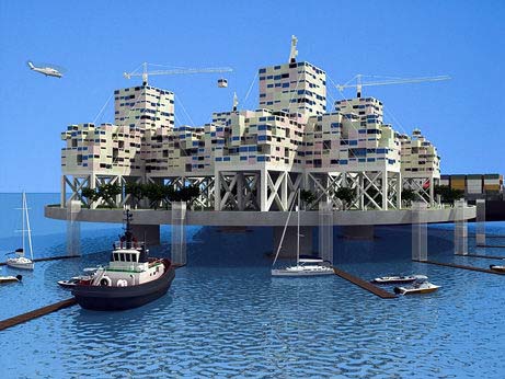 海上漂浮城市:烏托邦式未來人類居所或7年后問世