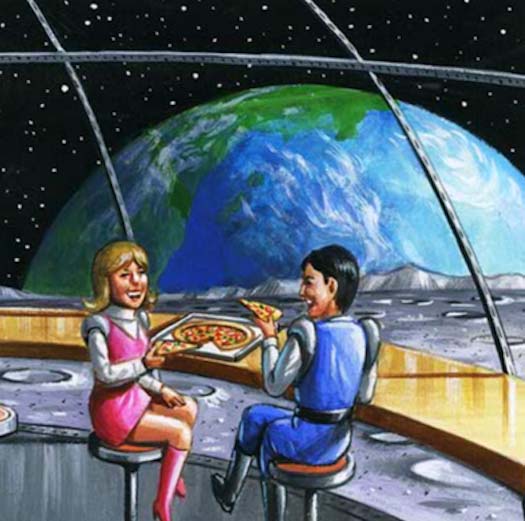 看上去很酷！達(dá)美樂比薩公司拋出在月球開分店計(jì)劃