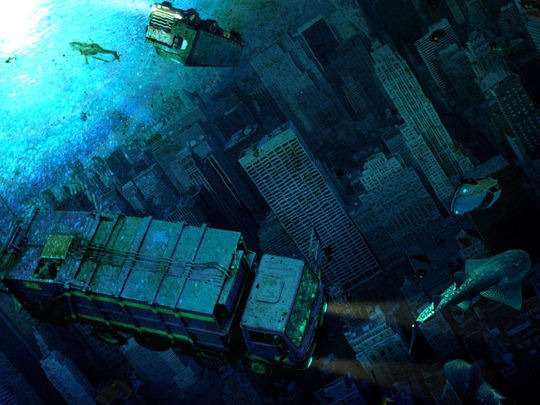 美藝術家繪制末日場景 殘酷詭異之美撼人心魄