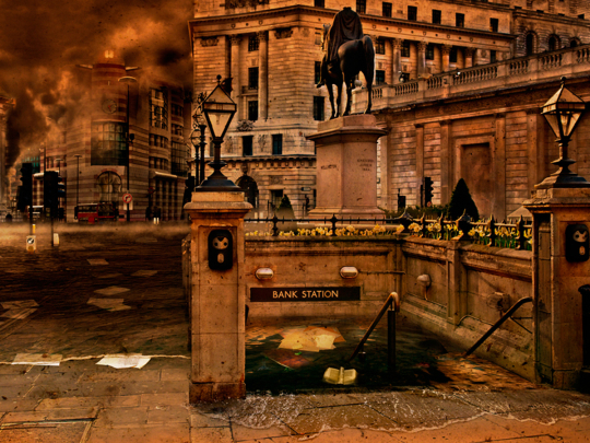 美藝術家繪制末日場景 殘酷詭異之美撼人心魄