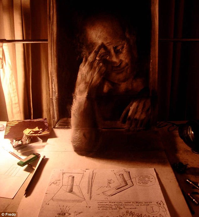 智利20歲藝術家手繪3D鉛筆畫 栩栩如生網上受熱捧