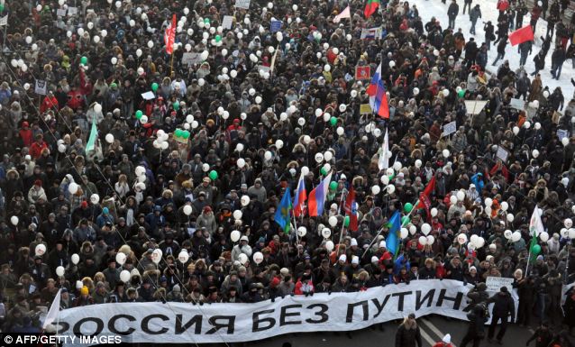 “親普派”嚴(yán)寒中對(duì)陣“反普派” 俄一天91次集會(huì)23萬人參與