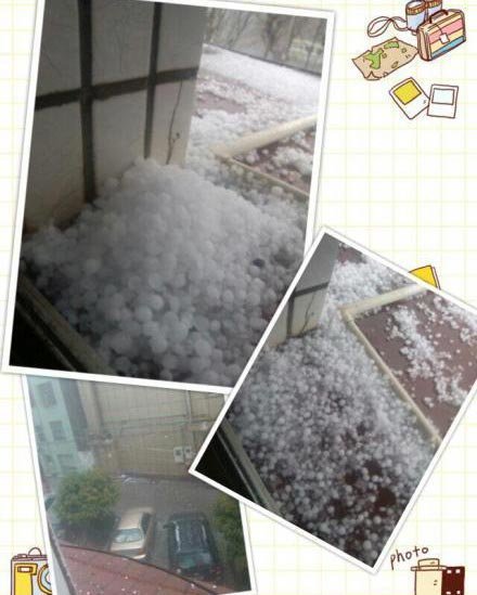 浙江多地遭遇冰雹 最大直徑超過2厘米