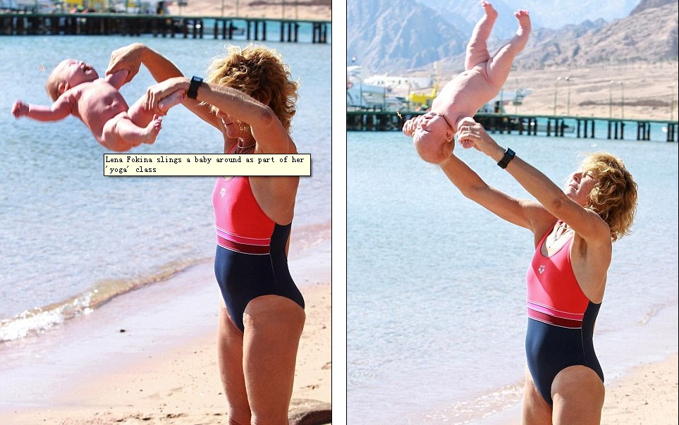 嬰兒練瑜伽?俄女教練上傳驚險視頻惹爭議