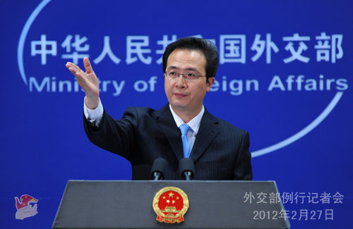外交部就希拉里指責中方阻礙阿拉伯覺醒等答問
