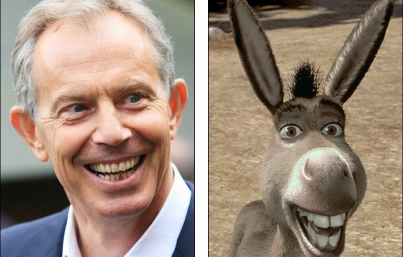 爆笑! 英國政壇高官與卡通明星“撞臉”