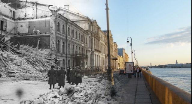 俄攝影師將歷史與現實合二為一 獨創回顧戰爭巧妙視角