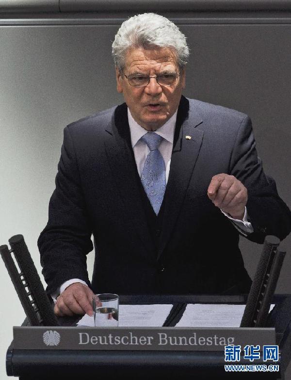 德國新總統約阿希姆·高克宣誓就職