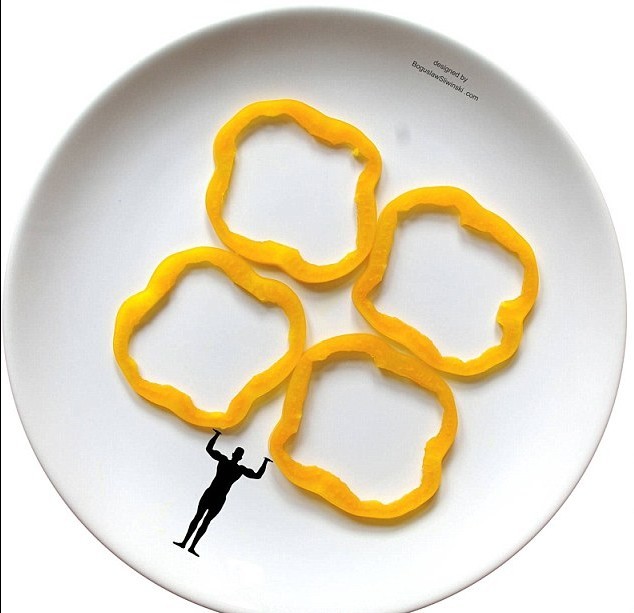 圖：享受美食時盡情釋放創作靈感 餐盤上的無限創意