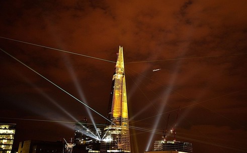 歐洲最高建筑“碎片大廈”倫敦揭幕 可遠眺法國風景