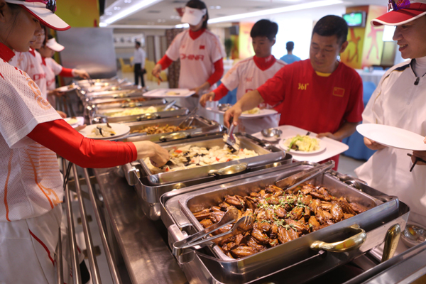 探訪國家奧體中心運動員餐廳：中國奧運選手吃什么？