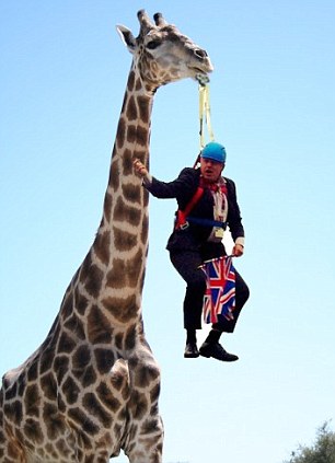 網上熱傳倫敦市長遭惡搞照片 上天入地無處不在