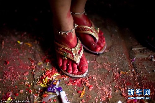 尼泊爾百名女孩角逐庫瑪麗“活女神”