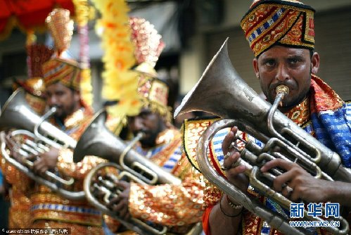 尼泊爾百名女孩角逐庫瑪麗“活女神”