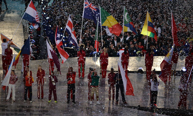 高清：倫敦奧運會閉幕式在“倫敦碗”舉行