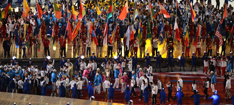 高清：倫敦奧運會閉幕式在“倫敦碗”舉行