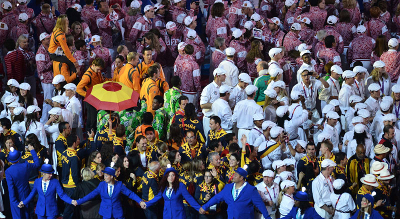 高清：倫敦奧運會閉幕式在“倫敦碗”舉行