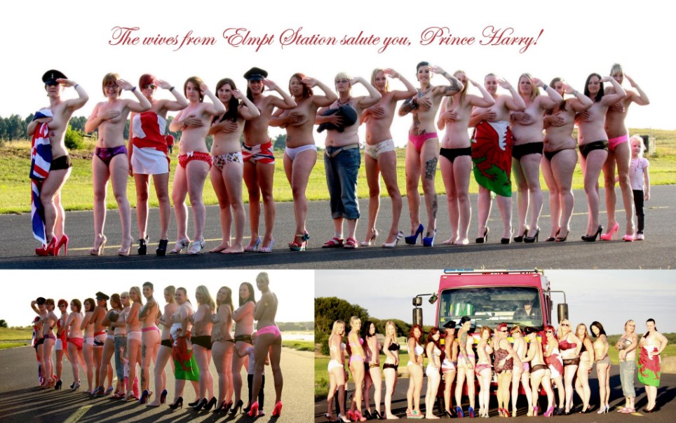 社交網站團體力挺哈里王子 上萬成員全體“裸拍”