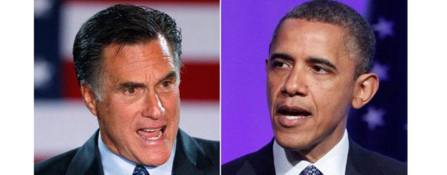 美大選新進展:羅姆尼支持率略超對手 奧巴馬沙雕淋雨受損