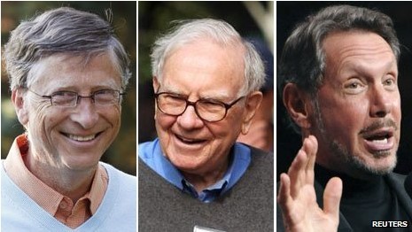 《福布斯》公布年度美國(guó)400富豪榜 蓋茨連續(xù)19次領(lǐng)跑