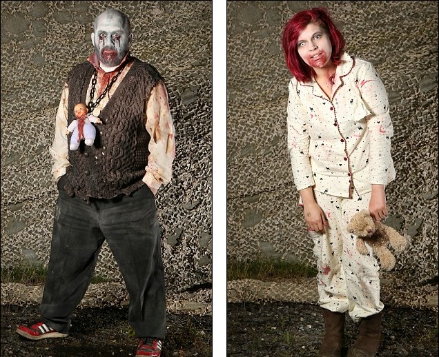 英國數千“僵尸”組團出游 欲創吉尼斯世界紀錄