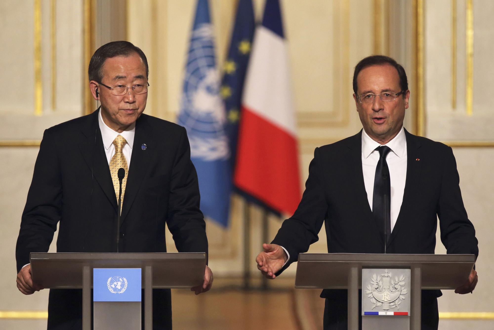 奧朗德敦促軍事干預馬里局勢 欲取消法國小學生家庭作業