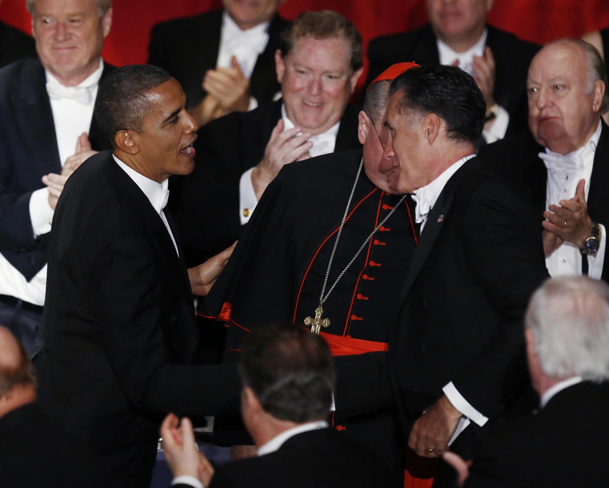 “奧羅”休戰間歇聚首紐約一團和氣 羅姆尼領先優勢空前擴大