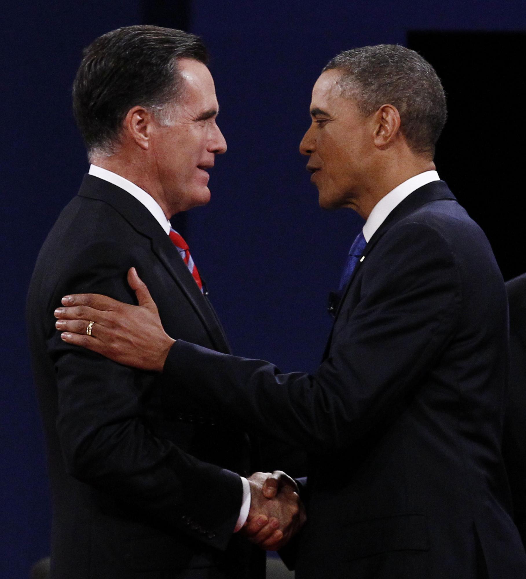 奧巴馬給羅姆尼“補課”領帶凸顯“顏色政治”