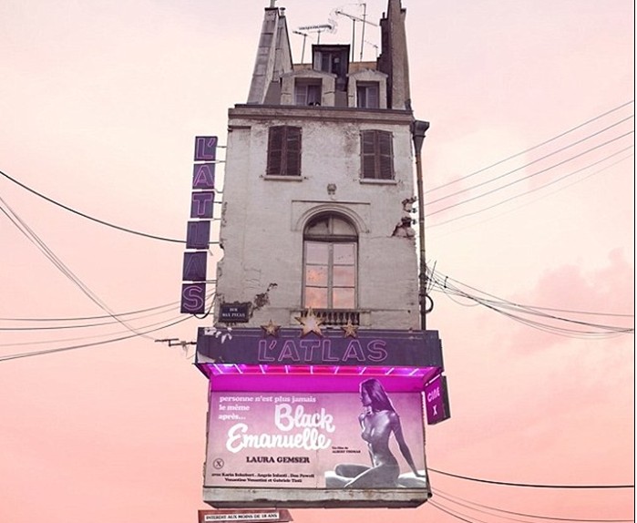 云端的華麗冒險 法國藝術家送可愛建筑“漂浮”上天