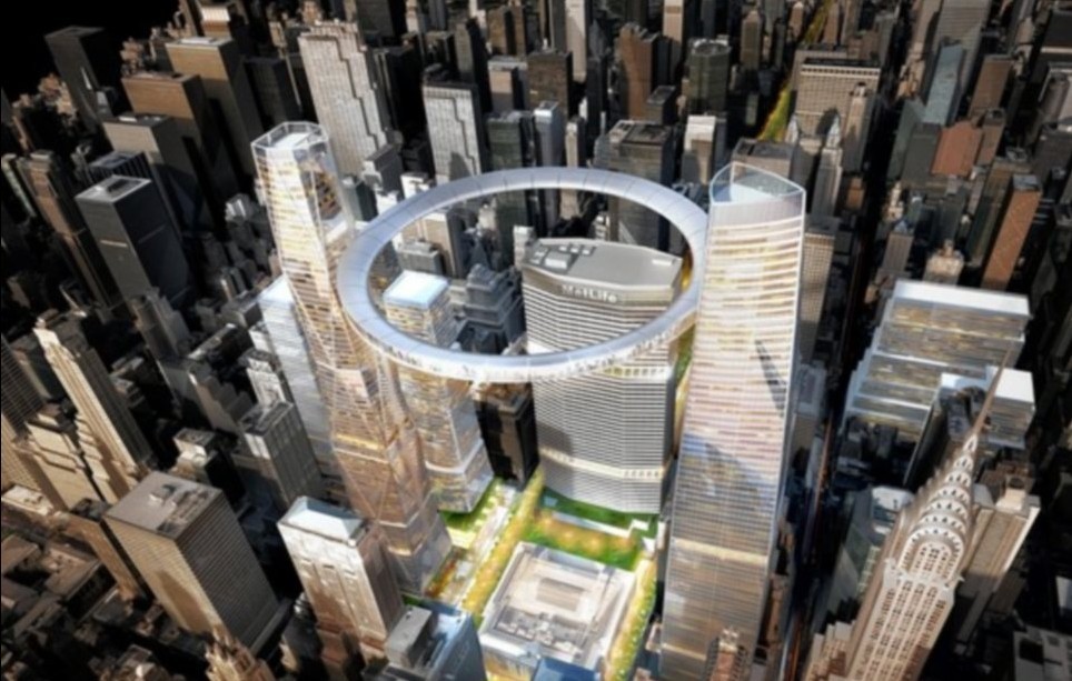 紐約中央車站上方或現巨型“面包圈”通道 可實現多角度觀景