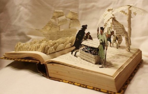 哈利•波特、湯姆•索亞從書里冒出來！絕美紙雕讓主角“復活”