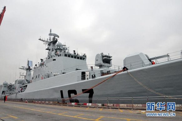 海軍深圳號驅逐艦抵達深圳 26日將對公眾開放