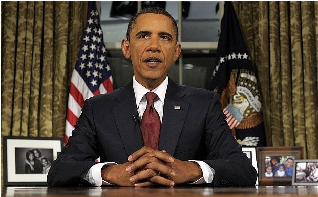 應對財政懸崖 奧巴馬“拋妻棄女”提前結束圣誕假期