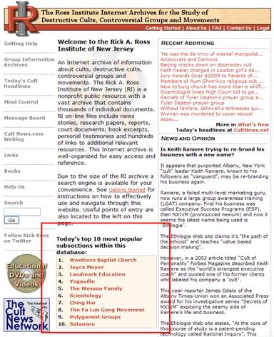 瑞克·羅斯網(wǎng)站最受關(guān)注的十大爭議性團體與運動