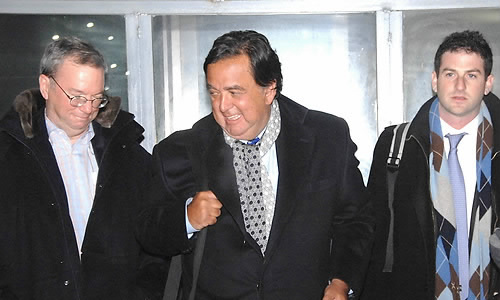 谷歌總裁施密特一行或將訪問平壤科技大學