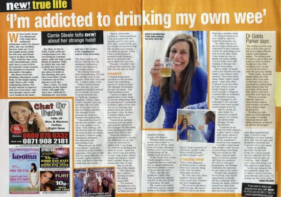 重口味！美患癌女子每日用尿洗臉刷牙