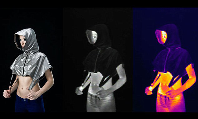 美國藝術家設計隱形衣 輕松躲過紅外攝像頭監控