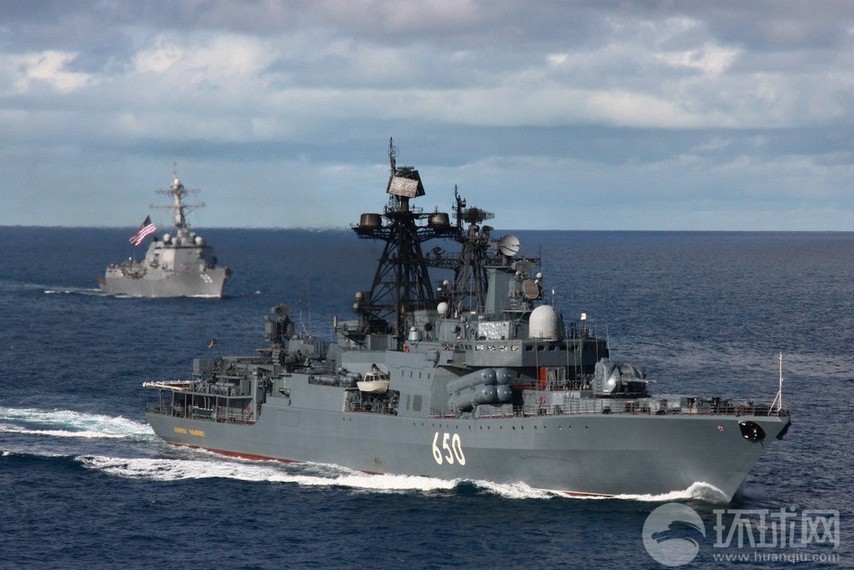 高清：實(shí)拍俄羅斯海軍各型艦艇大洋巡航