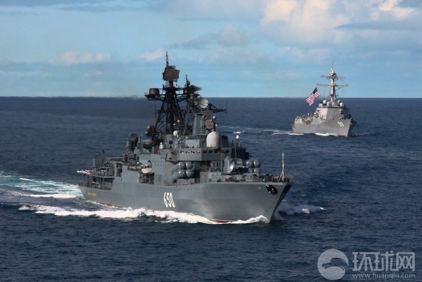 高清：實(shí)拍俄羅斯海軍各型艦艇大洋巡航